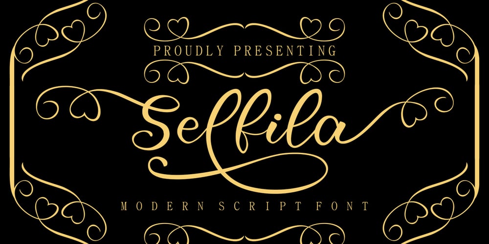 Selfila font