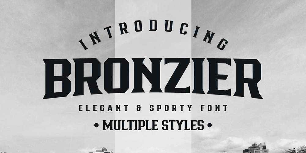 Bronzier font