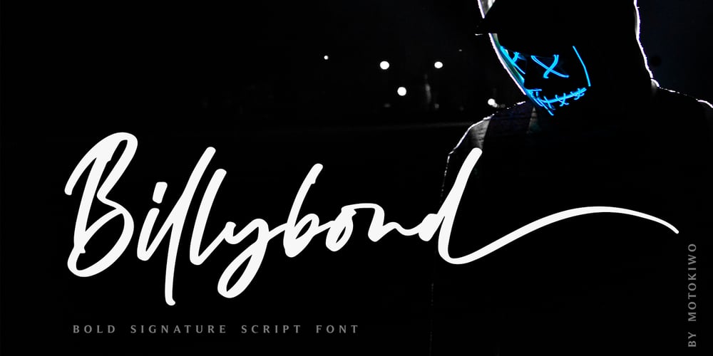Billybond font
