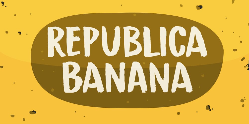Republica Banana font