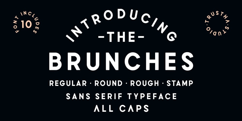 Brunches font