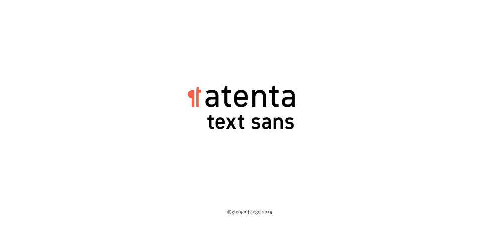 Atenta font