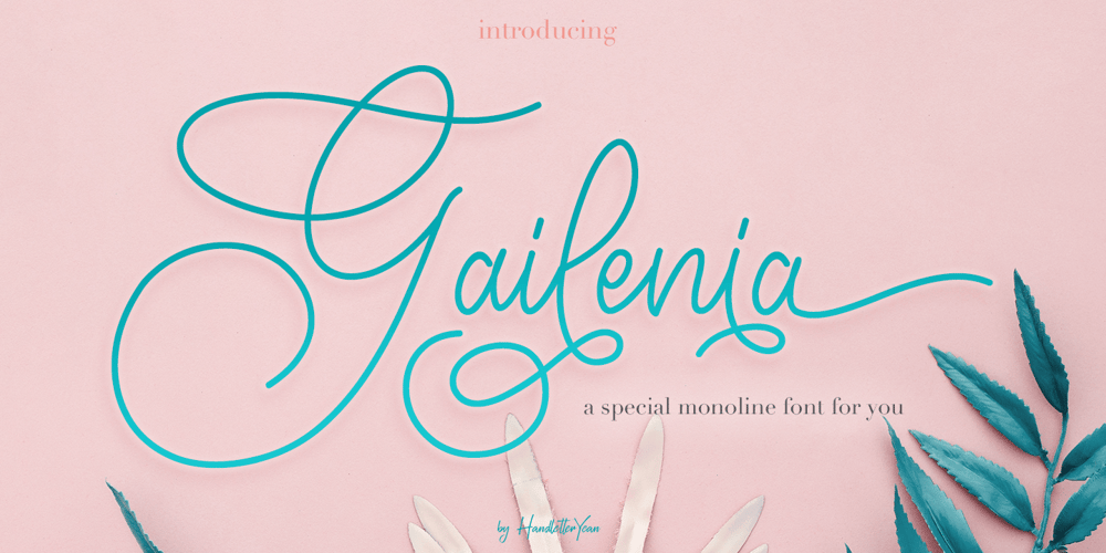 Gailenia font
