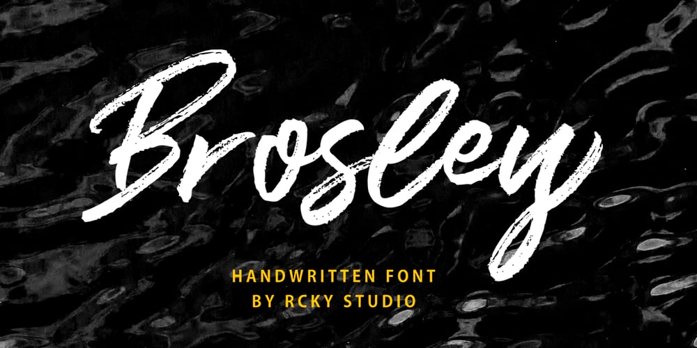 Brosley font