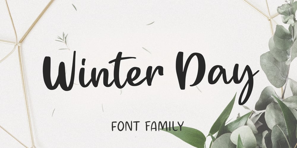 Winter Day font