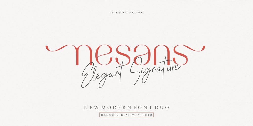 Nesans font