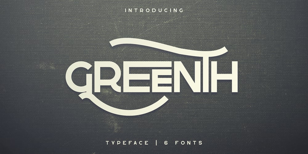 Greenth font