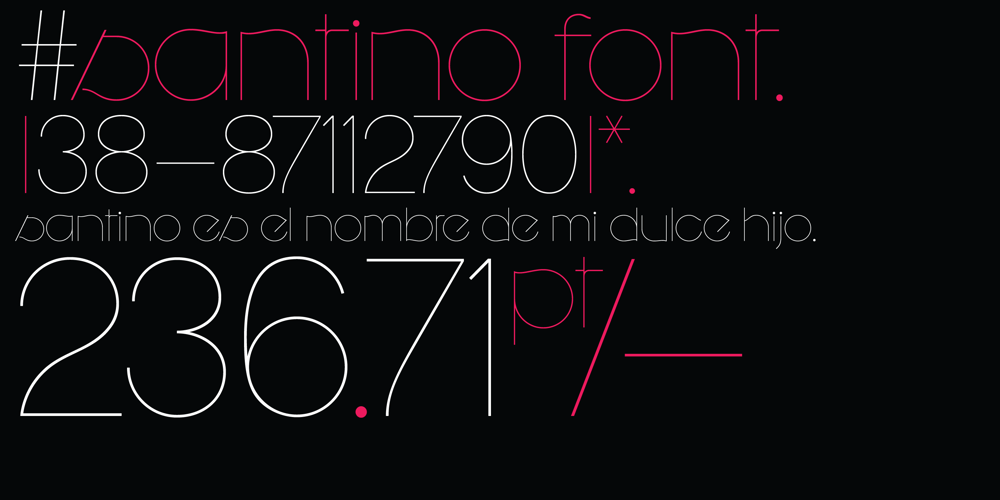 Santino font