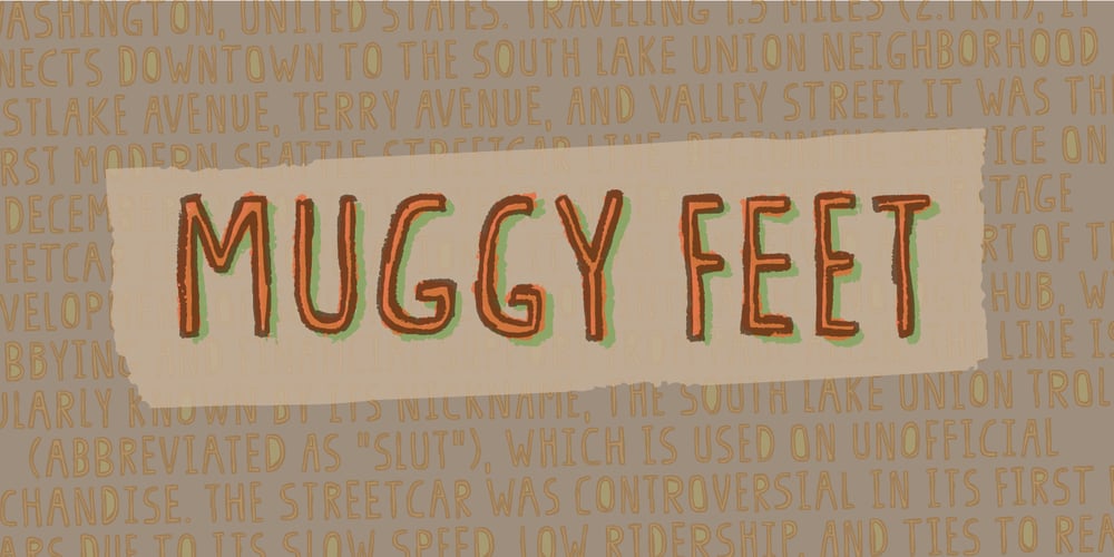 Muggy Feet font