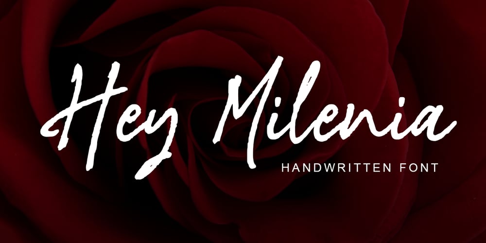 Hey Milenia font