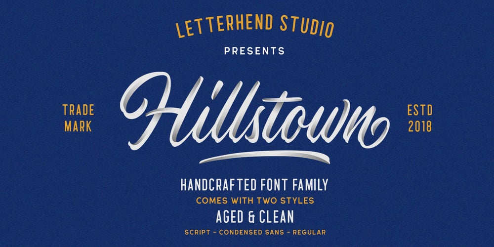 Hillstown font