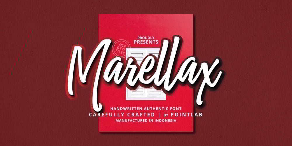 Marellax Script font