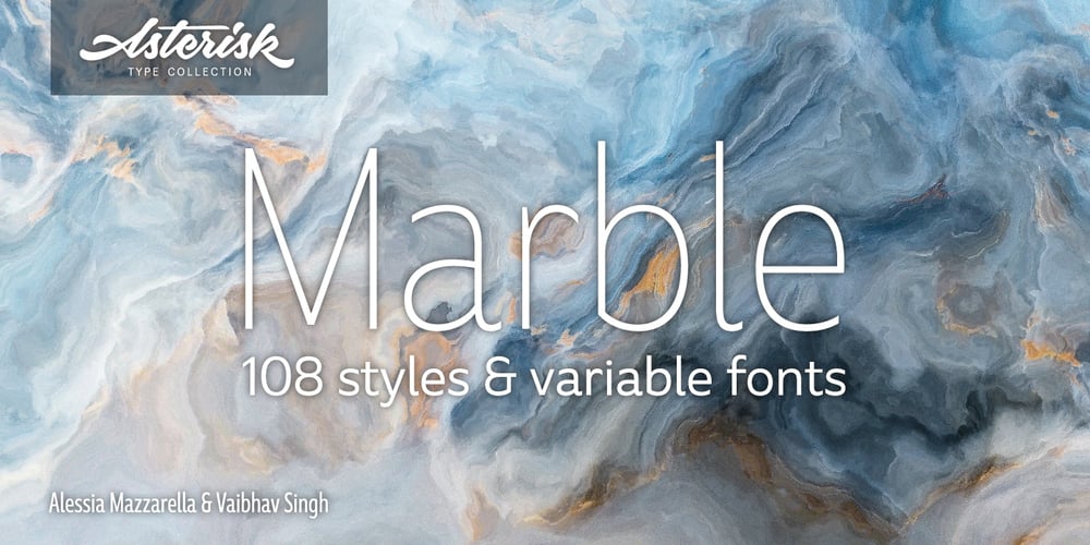 Marble font
