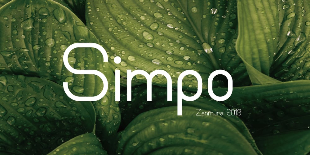 Simpo Sans font