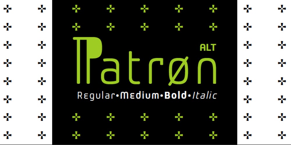 Patron Alt font
