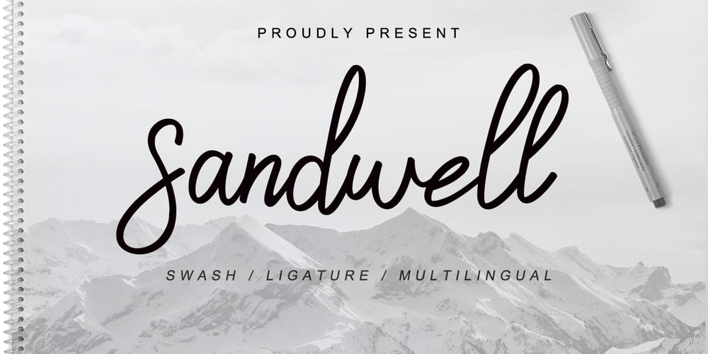 Sandwell font