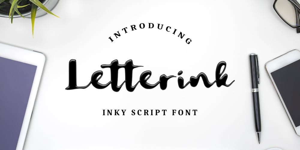 Letterink font