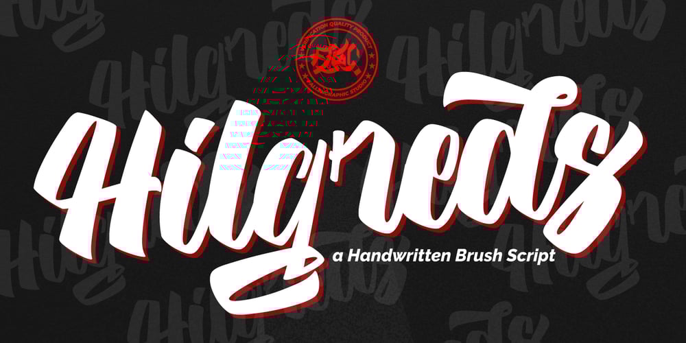 Hilgreds Script font