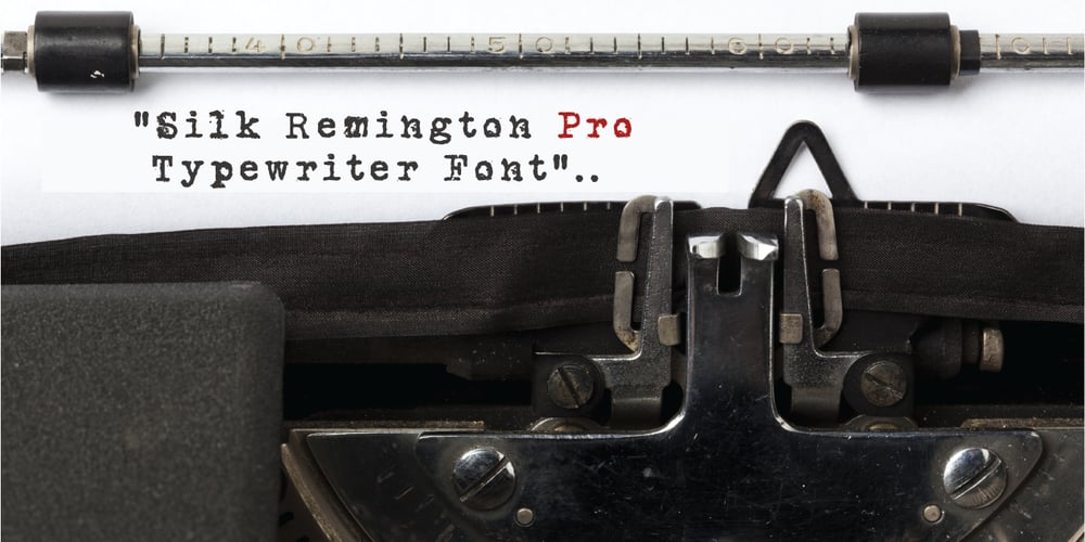 Silk Remington Pro font