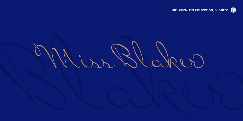 Miss Blaker Pro font