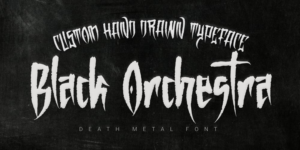 Black Orchestra font