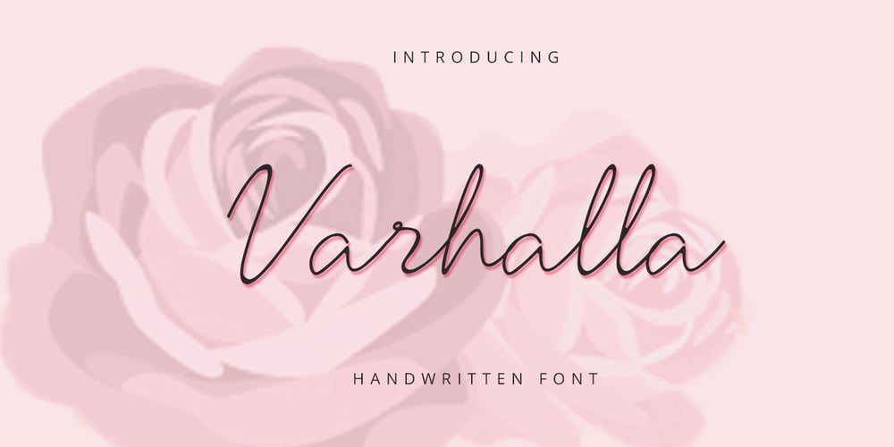 Varhalla font