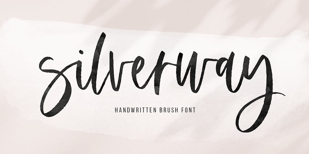 Silverway font
