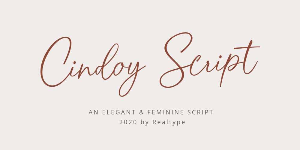 Cindoy Script font