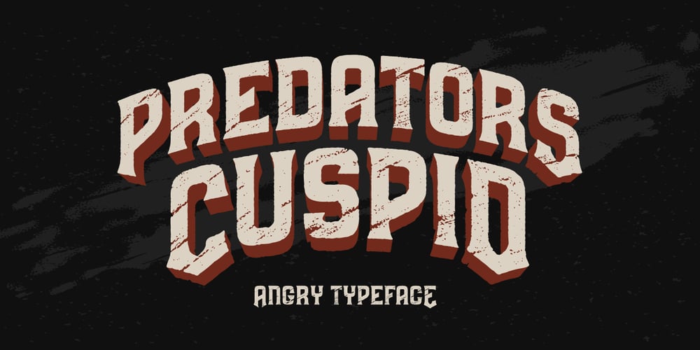 Predators Cuspid font