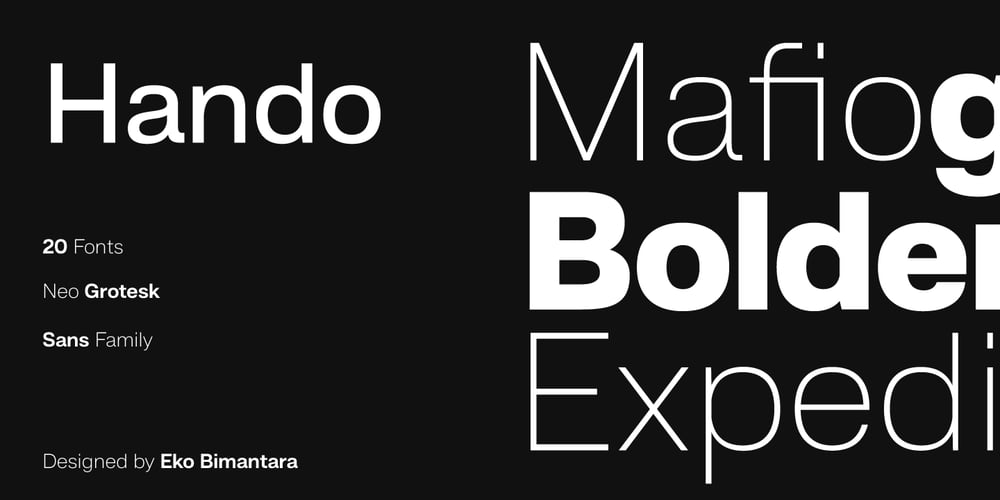 Hando font