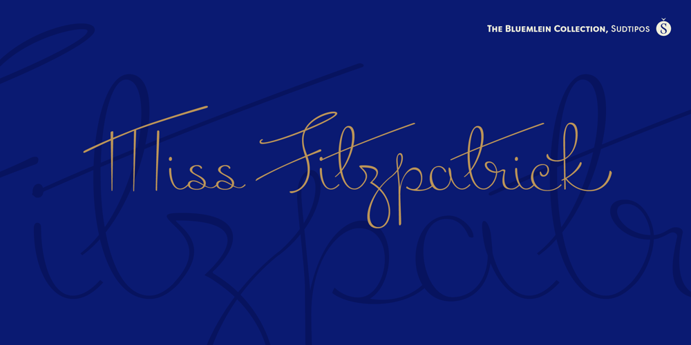 Miss Fitzpatrick Pro font