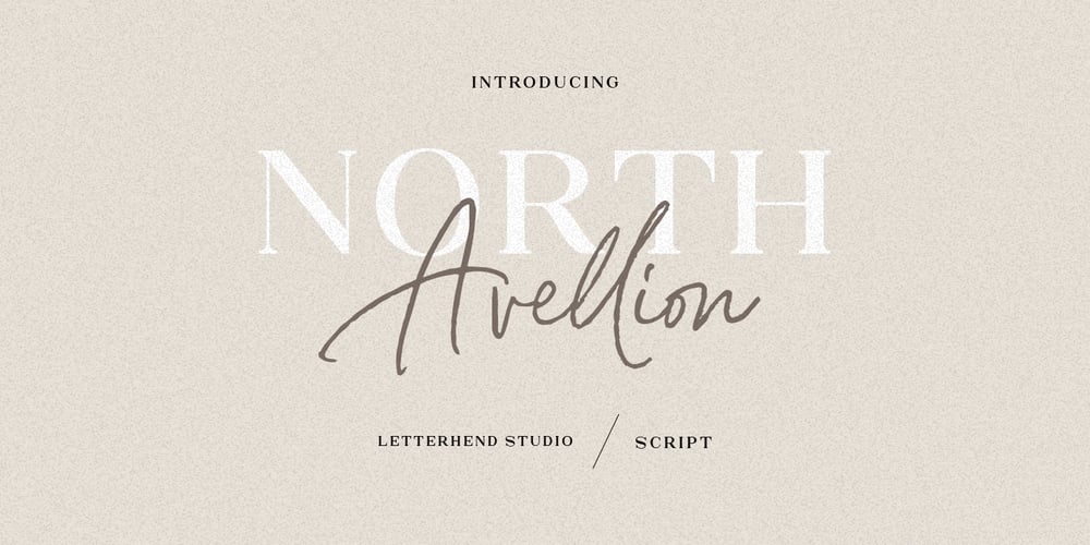 North Avellion font