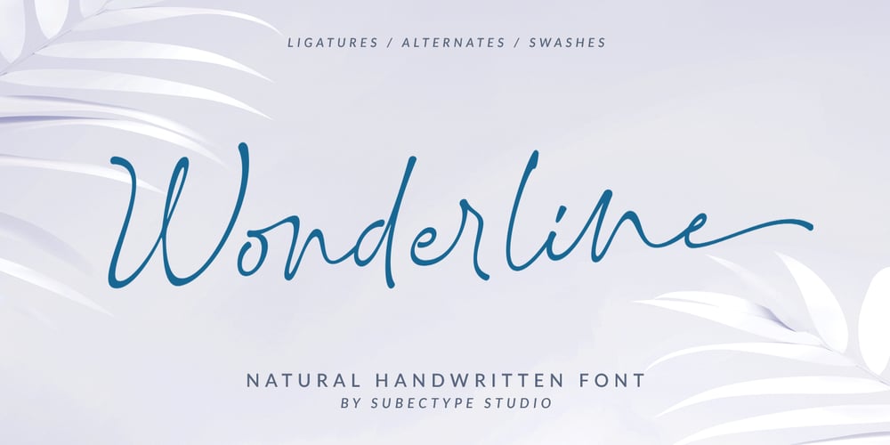 Wonderline font