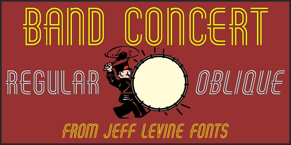 Band Concert JNL font
