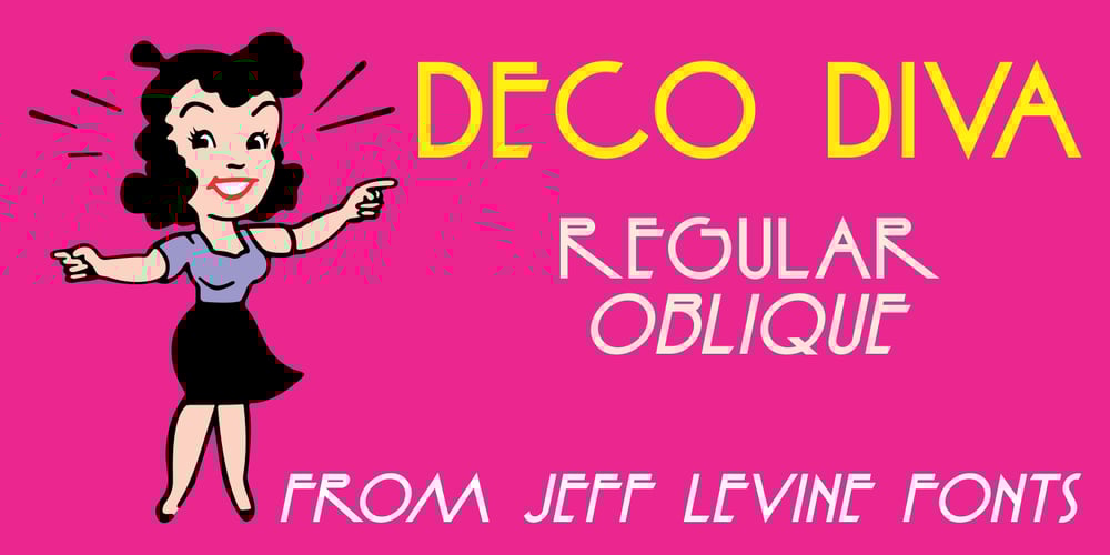 Deco Diva JNL font