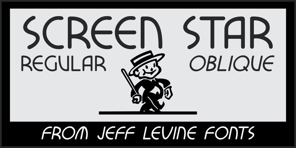 Screen Star JNL font