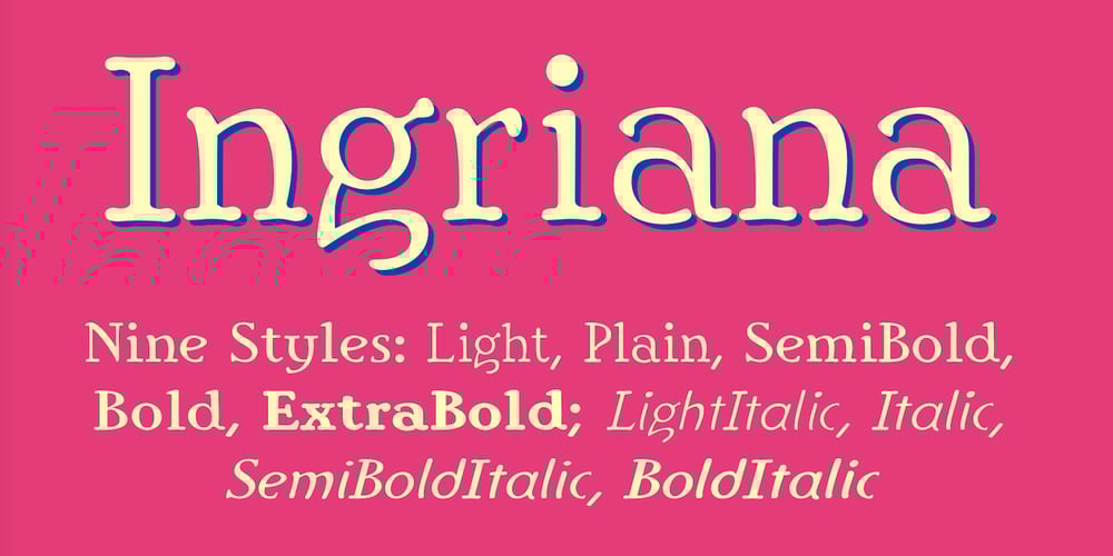 Ingriana font