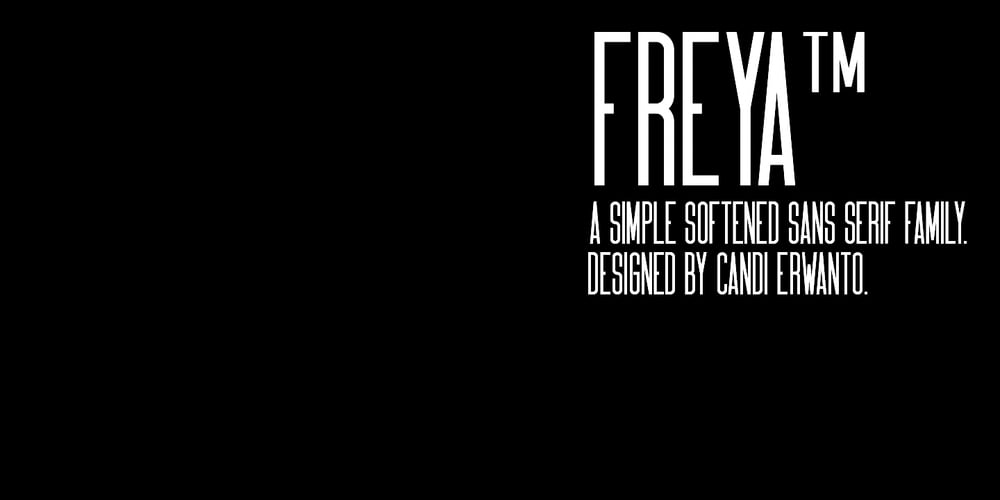 Freya font