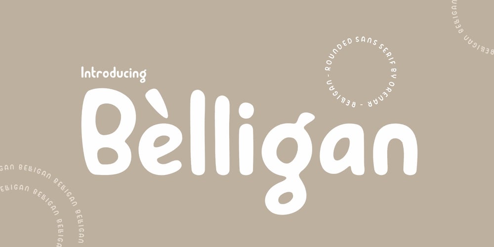 Belligan font