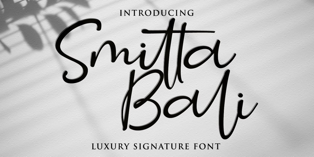 Smitta Bali font