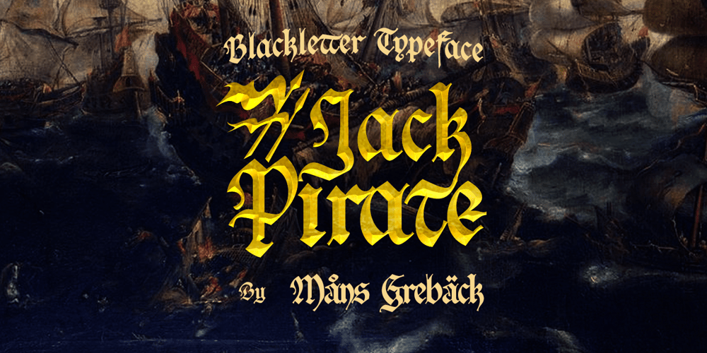 Jack Pirate font