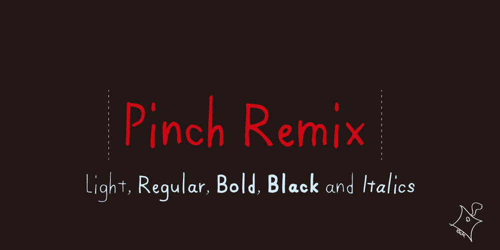 Pinch Remix font