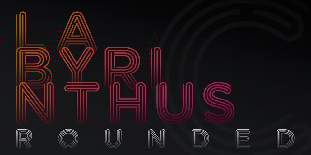 Labyrinthus Rounded font