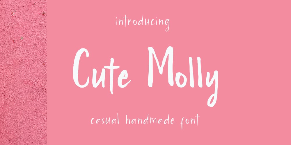 Cute Molly font