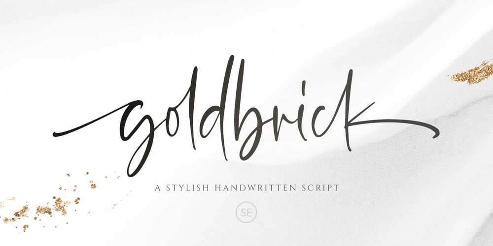 Goldbrick font