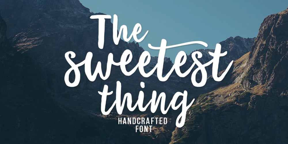 The Sweetest Thing font