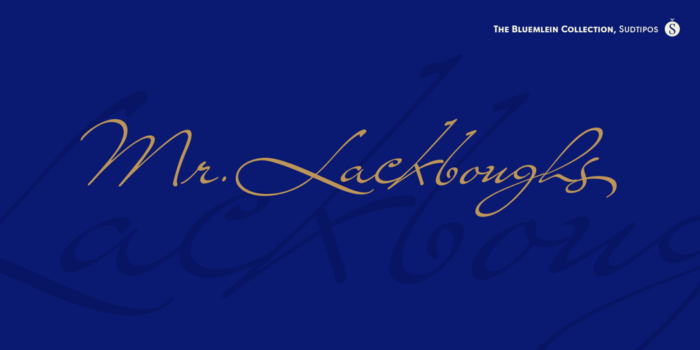 Mr Lackboughs Pro font