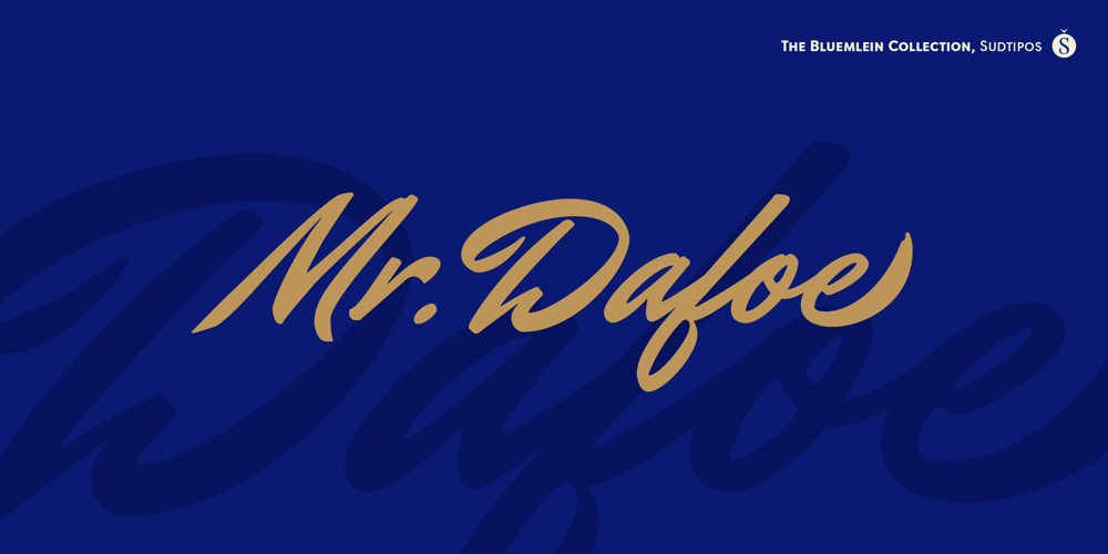 Mr Dafoe Pro font