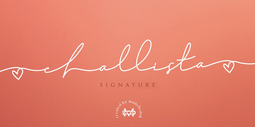 Challista font