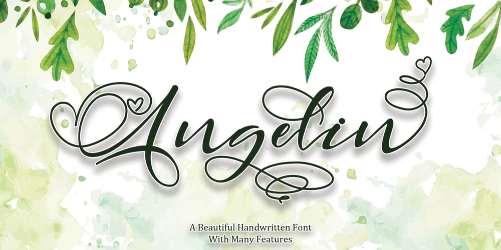 Angelin Love font